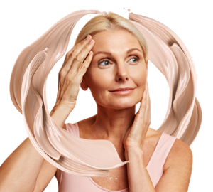 Reinforcement of skin barrier Up to +36%** ceramides